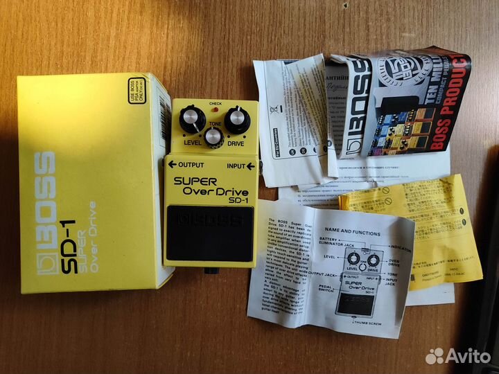Гитарная педаль Boss SD-1