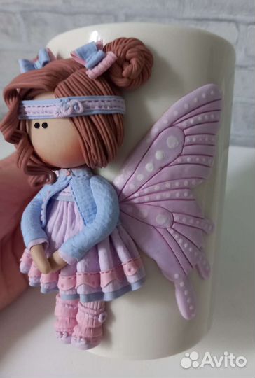 Кружка с декором 