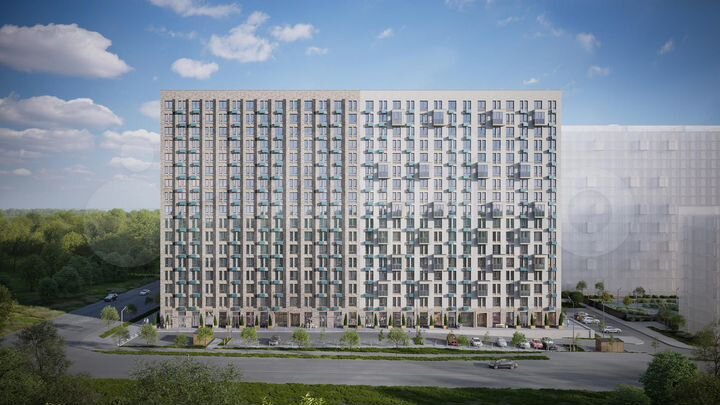 2-к. квартира, 57,3 м², 14/17 эт.