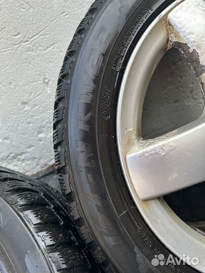 Колеса в сборе r17 зимние на peugeot