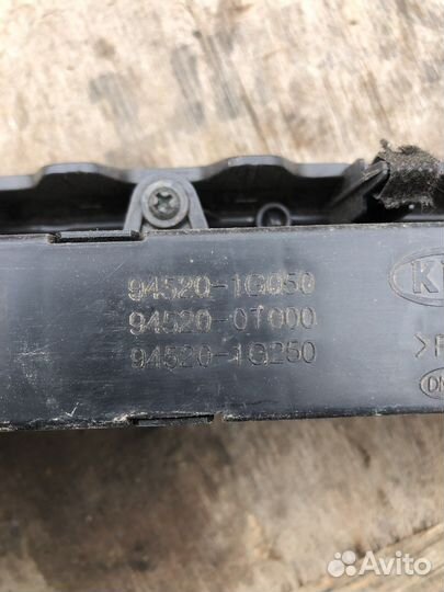 Kia rio 2 консоль центральная с воздуховодами