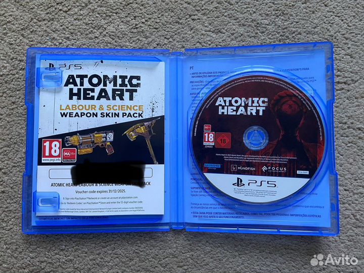 Atomic heart ps5 диск