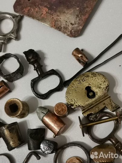 Огромный лот Старинной цветной копанинаы