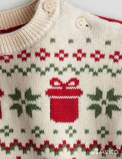 Свитер вязаный детский 62-68 hm