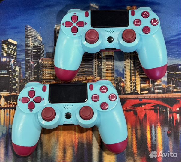 Геймпад для PS4 Dualshock 4 v.2 Блюберри