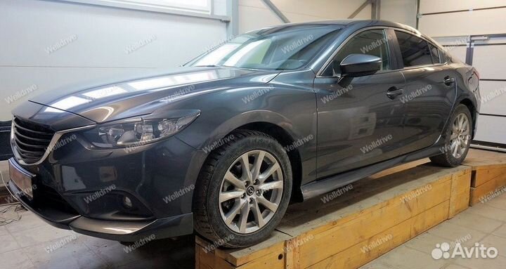 Накладки на пороги Mazda 6 GJ 2012-2018