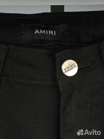 Джинсы Amiri slim fit С Молниями