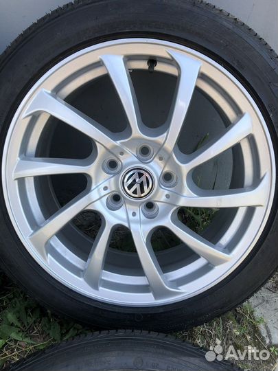 Новые колёса лето R17 на Volkswagen Caddy lV VAG