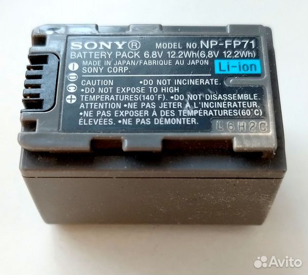 Аккумулятор Sony NP-FP71
