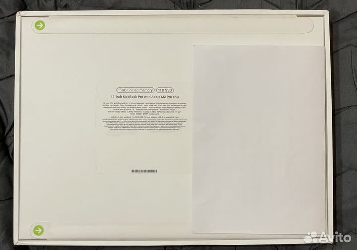 Macbook pro 14 m2 16gb 1tb silver
