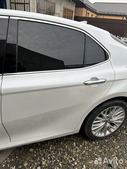 Двери камри 70 жемчуг левые оригинал