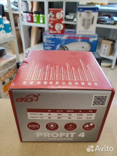 Вентилятор Канальный Эра Profit 100