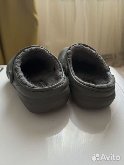 Теплые детские crocs