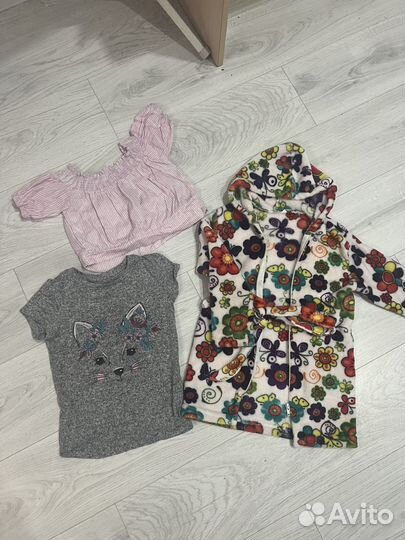 Одежда для девочки пакетом, халат для девочки