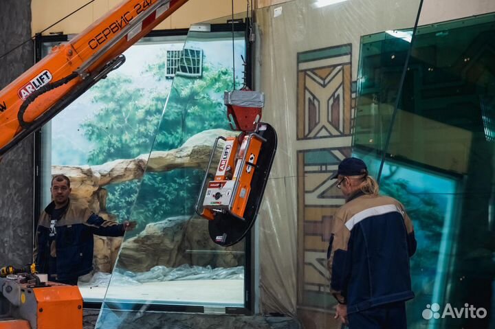 Присоска для монтажа стекол и сэндвича Аренда