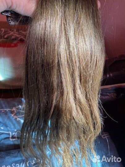 Натуральные волосы на заколках 60 см