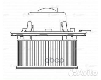 Э/вентилятор отоп. без резист.skoda octavia A5