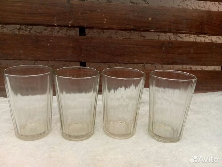 Стаканы и рюмки гранённый СССР