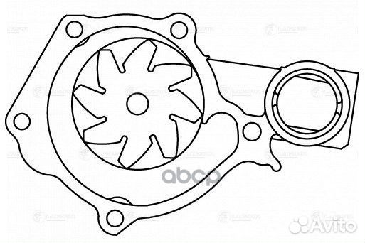 Насос водяной для а/м Great Wall Hover (05) 2