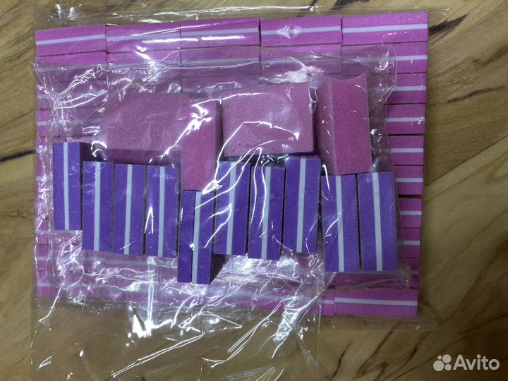 Бафики для маникюра 64 шт