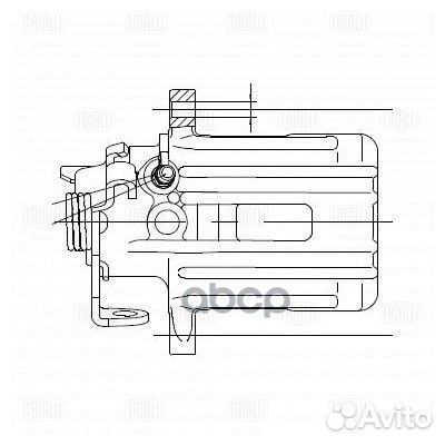 Суппорт тормозной Audi A4 00- задний правый