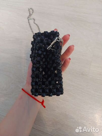 Клатч плетёный