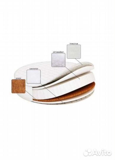 Матрас детский круглый