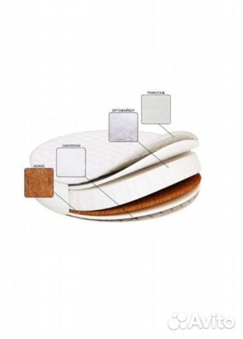 Матрас детский круглый