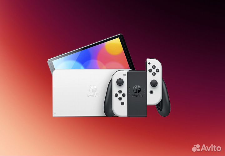 Игровая приставка Nintendo Switch oled (Белая)