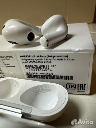 Наушники apple airpods 3 (оригинал)