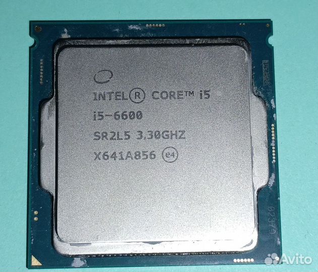 Intel Core i5-6600K LGA1151, 4 x 3500 мгц