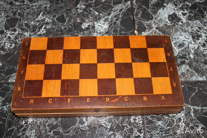 Коробка для шашек. СССР