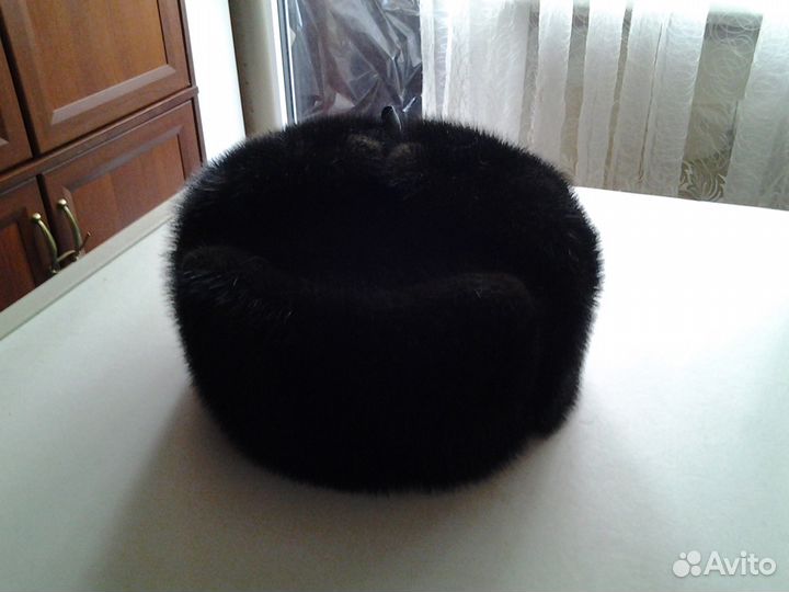 Шапка-ушанка норковая