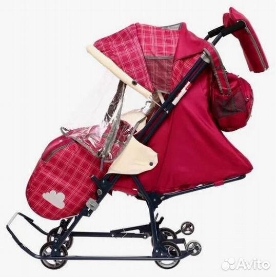 Детские санки коляска ника
