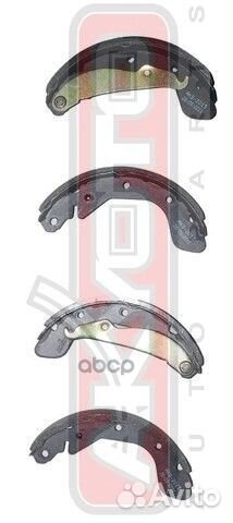 Колодки тормозные барабанные задние AKS2015 akyoto