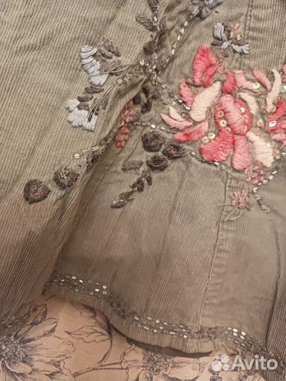 Юбочка monsoon англия вышивка стразы 6 лет