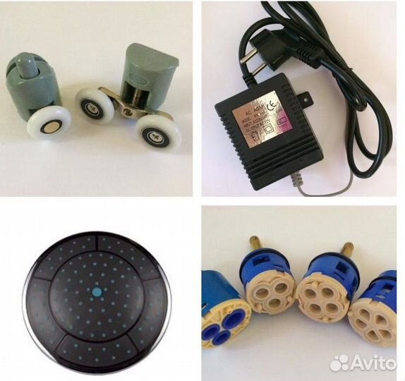 Запчасти и комплектующие для душевых кабин