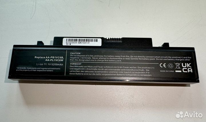 Аккумулятор для ноутбука samsung