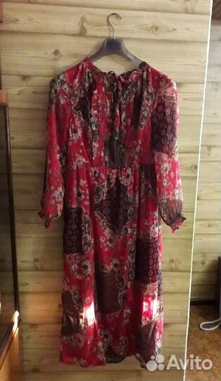 Новое длинное вечернее платье с поясом