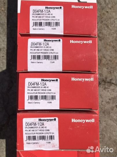Редуктор давления воды Honeywell D04FM FF06 FK06