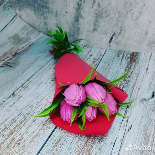 Мыло ручной работы букеты к 8 марта