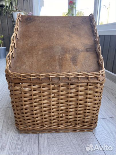 Плетенный деревянный дом для игр или животных