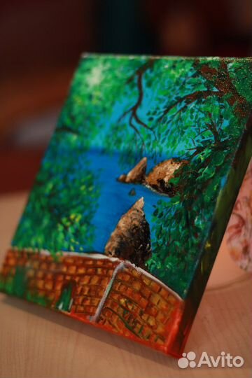 Картина маслом интерьерная