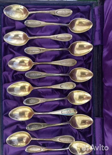 Серебряные кофейные ложки