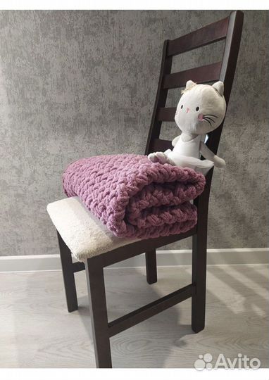 Плед детский вязаный ручная работа