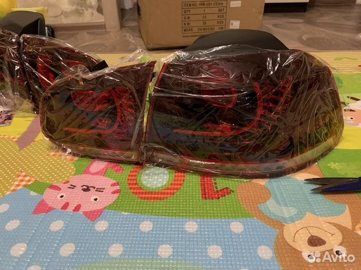 Задние LED фонари golf 6 gti