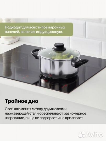 Набор кастрюль IKEA