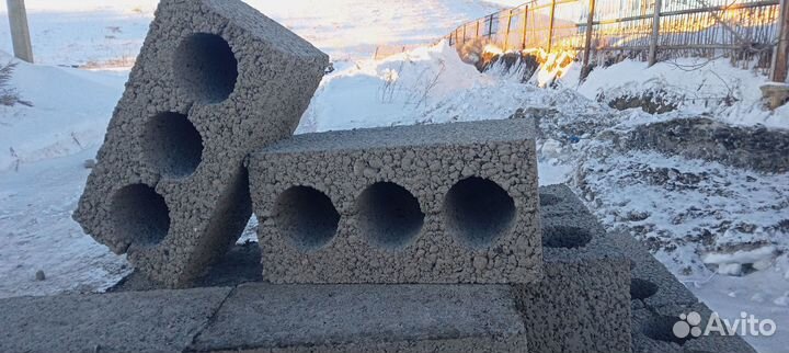 Керамзитобетонный блок