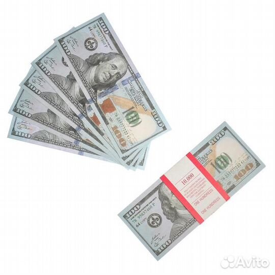 Пачка купюр 100, микс