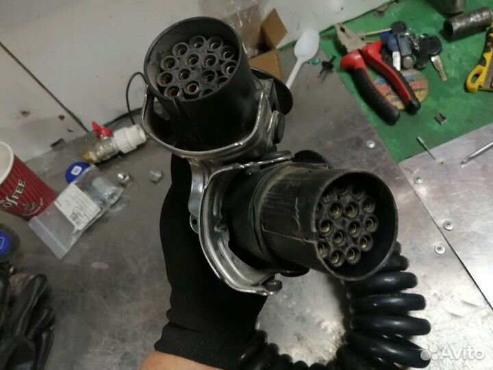 Кабель питания прицепа, abs абс световой